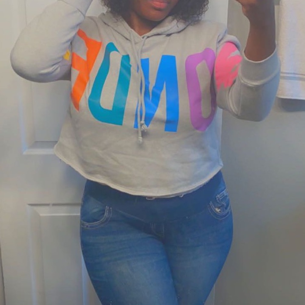Crop top hoodie